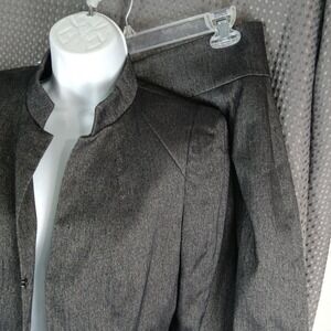 Antonio Melani Women's Suit Set Jacket Skirt Herringbone Metallic Size 4